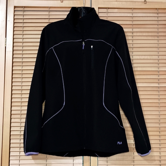 Fila Women's Black Jacket - Picture 1 of 6